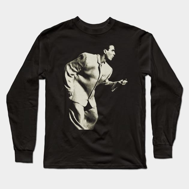 80s David Byrne Long Sleeve T-Shirt by Liar Manifesto